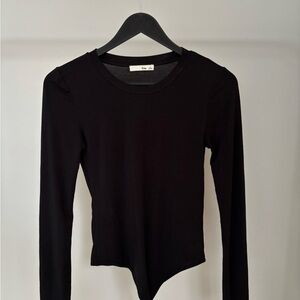 Wilfred Free Classic Black Long Sleeve Bodysuit